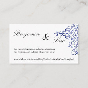 D'accompagnement Carte du site web Mariage de défilement persan