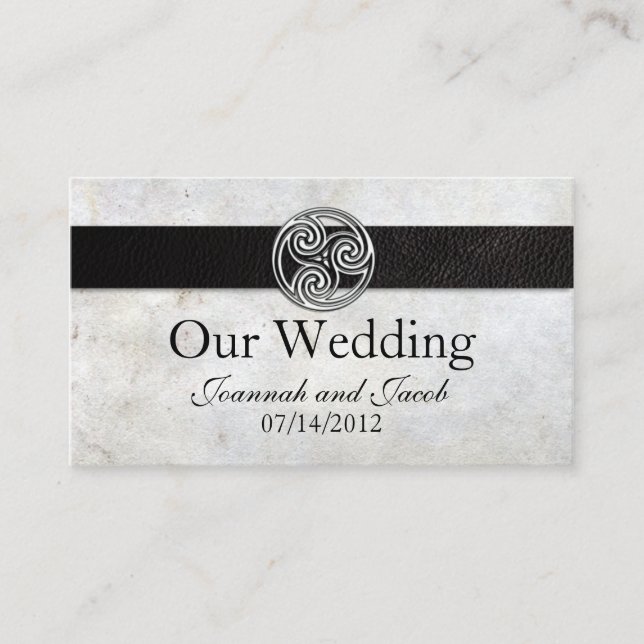 D'accompagnement Carte du site web Mariage de noeud irlandais celti (Devant)