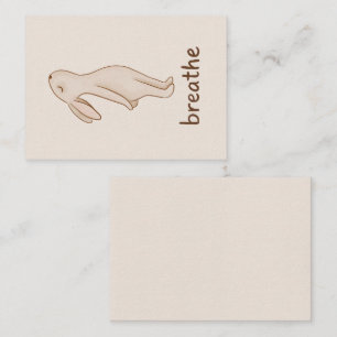 D'accompagnement Carte illustrée Mini Breathe Bunny