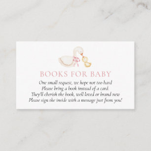 D'accompagnement Carte insert Livres pour Bébé Silly Goose Rose