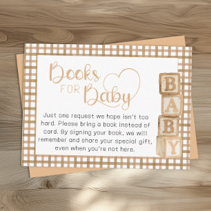 D'accompagnement Carte Livres pour Bébé Encadré pour Baby Shower