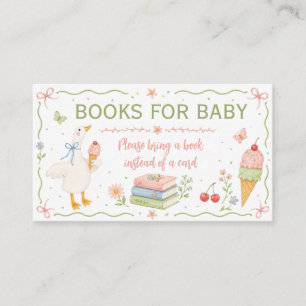 D'accompagnement Carte Livres Pour Bébé Silly Goose Glace