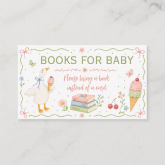 D'accompagnement Carte Livres Pour Bébé Silly Goose Glace