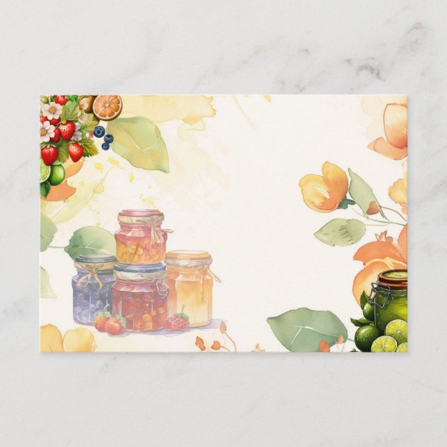 D'accompagnement Carte Recette Blank Marmalade (Devant)