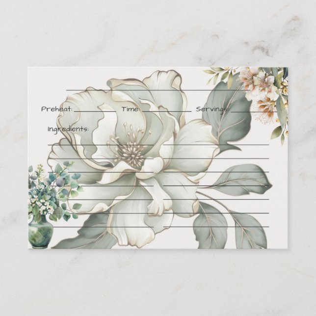 D'accompagnement Carte Recette Tranquilité (Devant)