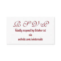 Carte RSVP