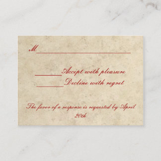 D'accompagnement Carte RSVP Mariage - Amour Toujours Aimer Profond