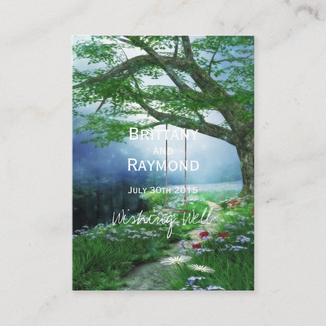 D'ACCOMPAGNEMENT CHEMIN VERS LA CARTE CADEAU À PUITS DE VOEUX DE FO (Devant)