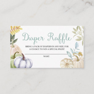 D'accompagnement Citrouille Automne Autumn Diaper Raffin Carte de f