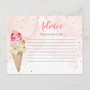 D'accompagnement Conseil Carte Pink crème glacée Fête des mariées