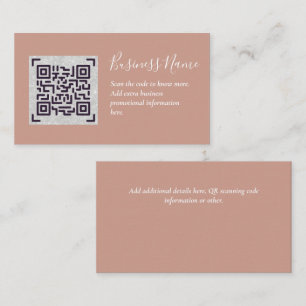 D'accompagnement Créer son propre Carte de visite de code QR - Beau