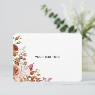 D'accompagnement Créez votre propre carte d'encadrement floral