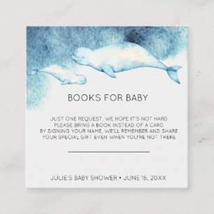 D'accompagnement Demande de livre Carte à insérer pour Baby Showe