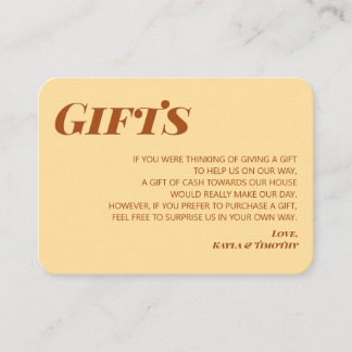 D'accompagnement Détails des cadeaux Boho minimaux Mariage de carte