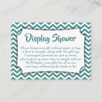 Étiquette de carte cadeau de douche de mariage ave