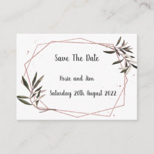 D'accompagnement Geo Olive Leaf Budget Enregistrer La Carte Date