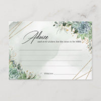 Greeney succulent or cadre boho carte conseil