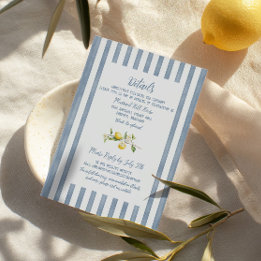 D'accompagnement La Dolce Vita Lemon Carte Mariage Floral