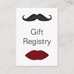 D'accompagnement lèvres et moustache mod Carte d'enregistrement Cad
