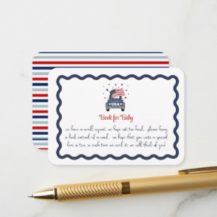 D'accompagnement Livre de shower bébé patriotique pour carte de béb