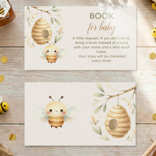 D'accompagnement Livre pour bébé abeille pour carte d'insertion Béb