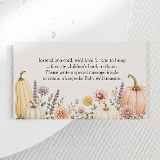 D'accompagnement Livres de douche pour bébé Elegant Fall pour carte
