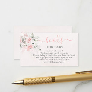 D'accompagnement Livres en rose vif pour la carte fille bébé