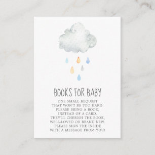 D'accompagnement Livres nuages de pluie pour bébé garçon carte de b