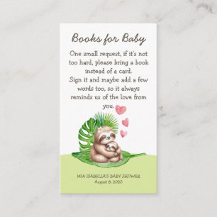 D'accompagnement Maman & Baby Sloth - Livres Pour Bébé - Carte Douc