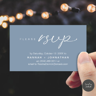 D'accompagnement Mariage romantique moderne invite RSVP carte de ra