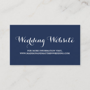 D'accompagnement Maritime Carte du site web de mariage
