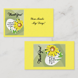 D'accompagnement Merci PERSONNALISABLE - CARTE FLORISTIQUE