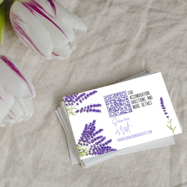 D'accompagnement Mini Mariage Détails Carte de boîtier avec code Qr (Créateur téléchargé)