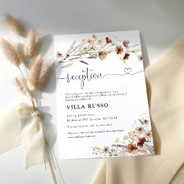 D'accompagnement Minuscule Fleur sauvage Carte de la réception de m