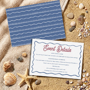 D'accompagnement Moderne carte d'anniversaire étape Bleu & Rouge Pl