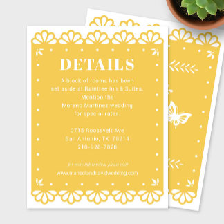 D'accompagnement Papier Picado Style Détails Carte de boîtier