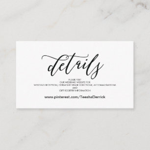 D'accompagnement Parfait Mariage Site Web Détails Carte de boîtier