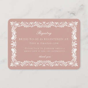 D'accompagnement Pink Talavera Carrelage de la carte d'enregistreme
