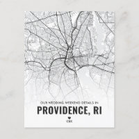 Providence Mariage Weekend Details Carte de boîtie