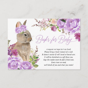 D'accompagnement Purple vert livre lapin de Pâques au lieu de carte