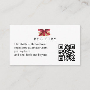 D'accompagnement Registre Cadeau Simple Pour Bébé Carte Code QR Ins