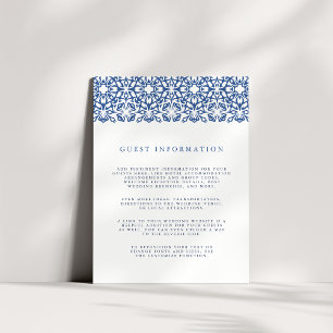 D'accompagnement Santorin Mariage Détails Carte de boîtier Lapis