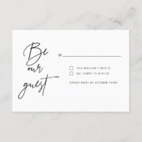 Simple minimaliste soit notre carte de réponse RSV