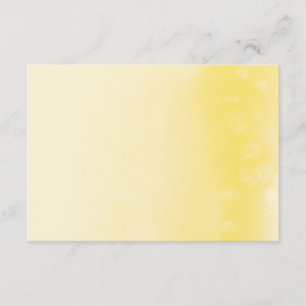 D'accompagnement SOUHAIT BIEN CARTE :: ombre aquarelle jaune
