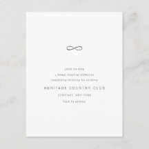 Symbole Gold Infinity Carte de boîtier minimalemen