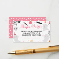 Un Petit Boo est presque due Diaper Carte Raffle G