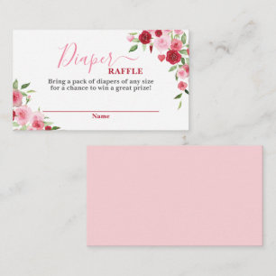 D'accompagnement Valentines Baby shower Déchets Carte Raffle