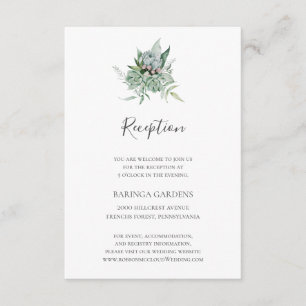 D'accompagnement Végétation Succulente   Carte de réception de mari
