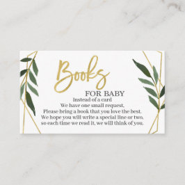 D'accompagnement Verdure et or apportez une carte de livre