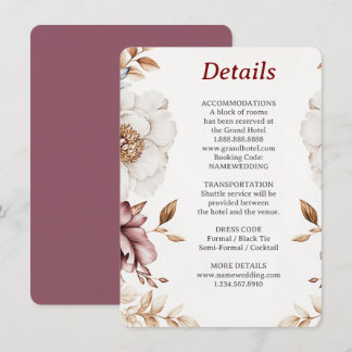 D'accompagnement Victorian Peony Luxe Détails Carte de boîtier